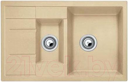 Изображение товара Мойка кухонная GranFest Quadro GF-Q775KL (бежевый)