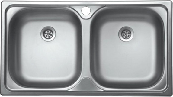 Изображение товара Мойка кухонная Kromevye EC 189 D