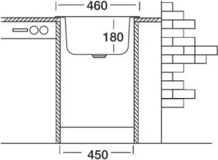 Изображение товара Мойка кухонная Kromevye EX 151 D