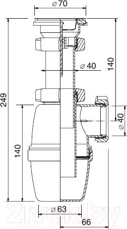 Изображение товара Сифон ОРИО А-4003