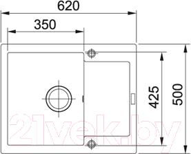 Изображение товара Мойка кухонная Franke Maris MRG 611C (114.0198.369)