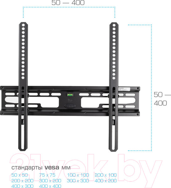 Изображение товара Кронштейн для телевизора Kromax Flat-4 (черный)
