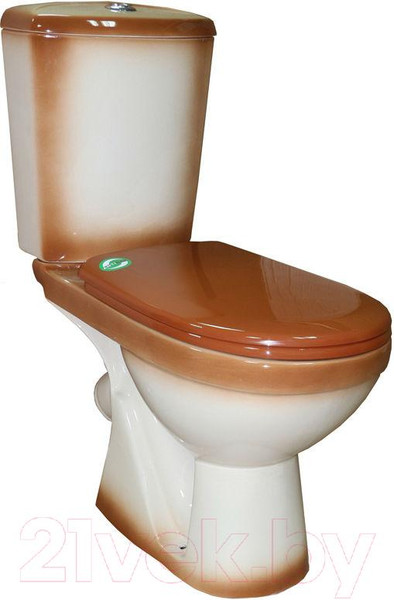 Изображение товара Унитаз напольный Rosa Комфорт (коричневый)