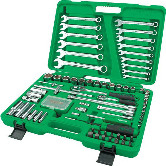 Изображение товара Универсальный набор инструментов Toptul GCAI106B (106 предметов)