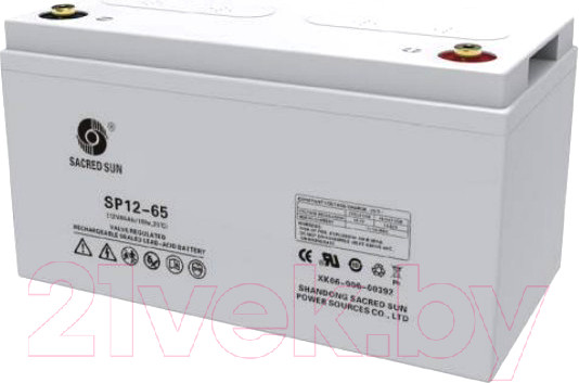 Изображение товара Аккумуляторная батарея Sacred Sun SP12-65