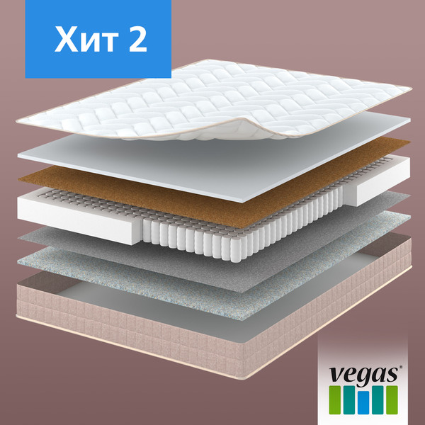 Изображение товара Матрас Vegas Хит 2 140x195