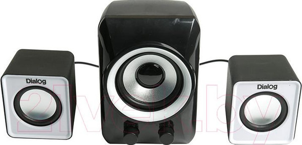Изображение товара Мультимедиа акустика Dialog Colibri AC-202UP (черный/белый)