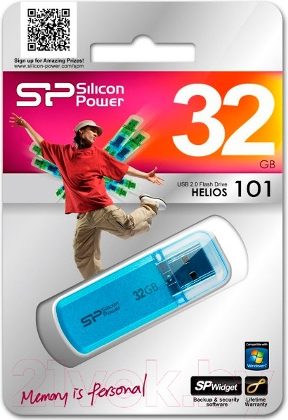 Изображение товара USB flash накопитель Silicon Power Helios 101 (SP032GBUF2101V1B)
