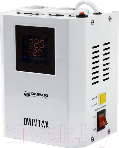 Изображение товара Стабилизатор напряжения Daewoo Power DW-TM1kVA