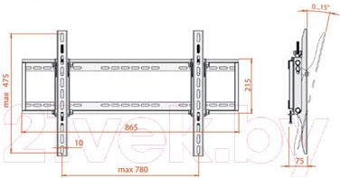 Изображение товара Кронштейн для телевизора Electric Light КБ-01-16-У