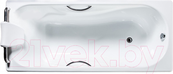 Изображение товара Ванна чугунная Универсал Сибирячка-У 150x75 (1 сорт, с ручками, без ножек)