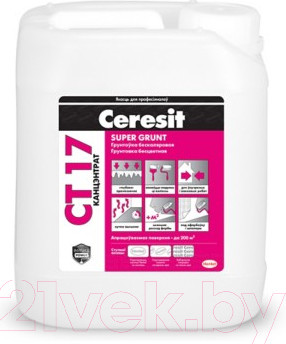 Грунтовка Ceresit CT 17 Supergrunt (5л)