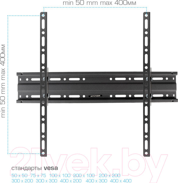 Изображение товара Кронштейн для телевизора ARM Media PLASMA-4 (черный)