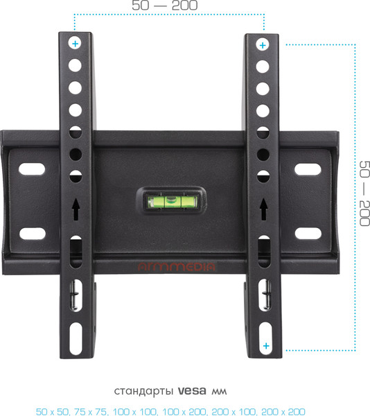 Изображение товара Кронштейн для телевизора ARM Media PLASMA-5 (черный)