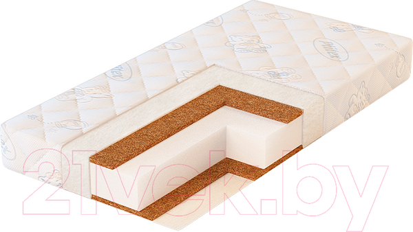 Изображение товара Матрас в кроватку Plitex EcoSoft ЭКС-01 (ЭКС-119-01)