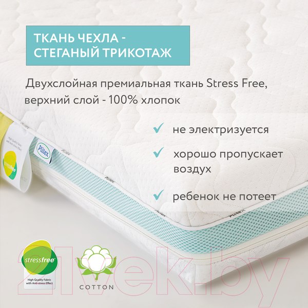 Изображение товара Матрас в кроватку Plitex EcoLux ЭКЛ-01 (ЭКЛ-119-01)