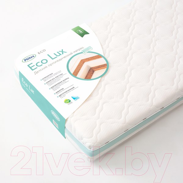 Изображение товара Матрас в кроватку Plitex EcoLux ЭКЛ-01 (ЭКЛ-119-01)