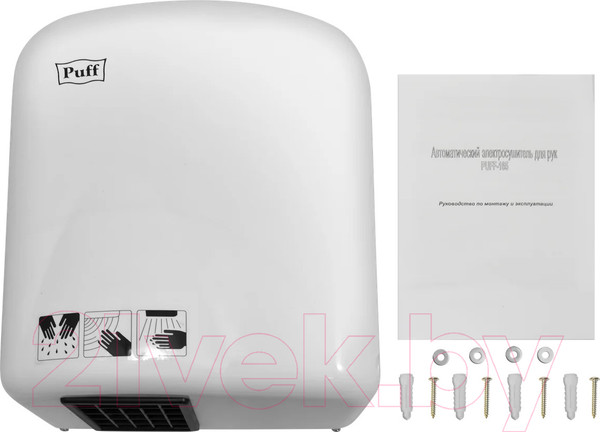 Изображение товара Сушилка для рук Puff 165 (белый)