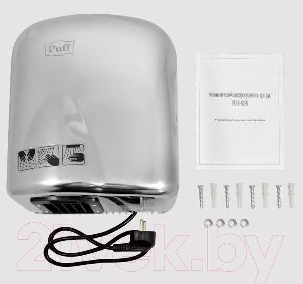 Изображение товара Сушилка для рук Puff 8826 (хром)