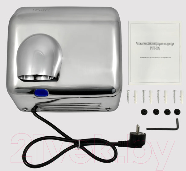 Изображение товара Сушилка для рук Puff 8847 (хром)