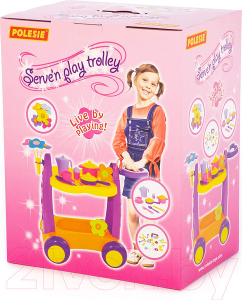 Изображение товара Сервировочный столик игрушечный Полесье 4960 (в коробке)