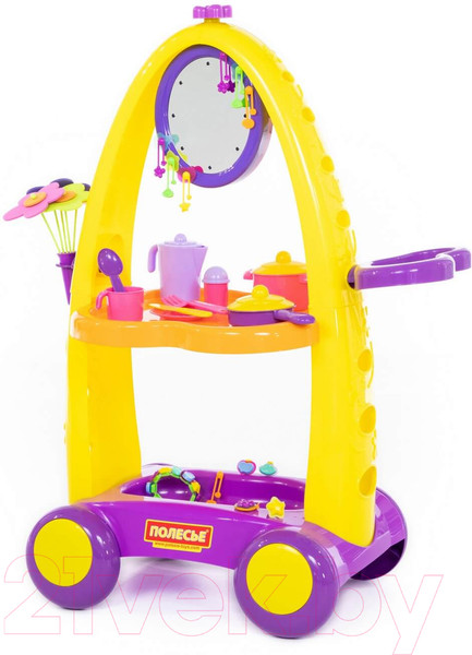 Изображение товара Сервировочный столик игрушечный Полесье Волшебный столик / 4977 (в коробке)