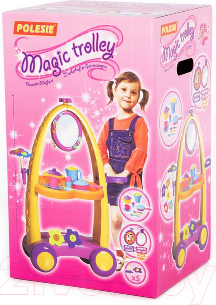 Изображение товара Сервировочный столик игрушечный Полесье Волшебный столик / 4977 (в коробке)