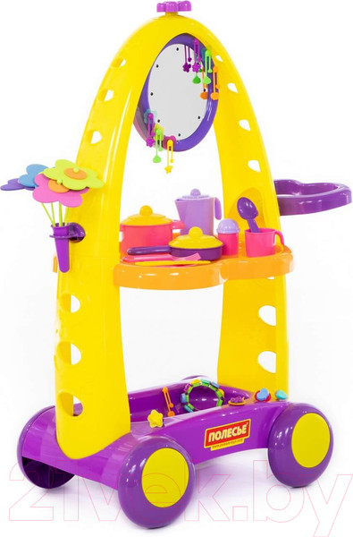 Изображение товара Сервировочный столик игрушечный Полесье Волшебный столик / 4977 (в коробке)