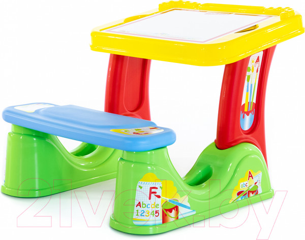 Изображение товара Комплект мебели с детским столом Полесье Набор дошкольника / 36650 (в коробке)