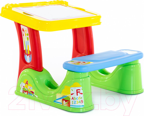 Изображение товара Комплект мебели с детским столом Полесье Набор дошкольника / 36650 (в коробке)