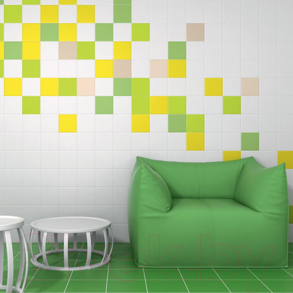Изображение товара Плитка Kerama Marazzi Калейдоскоп 5011 (200x200, желтый)