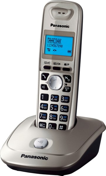 Изображение товара Беспроводной телефон Panasonic KX-TG2511 (платиновый)