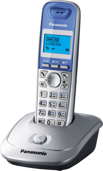 Изображение товара Беспроводной телефон Panasonic KX-TG2511 (серебристый)