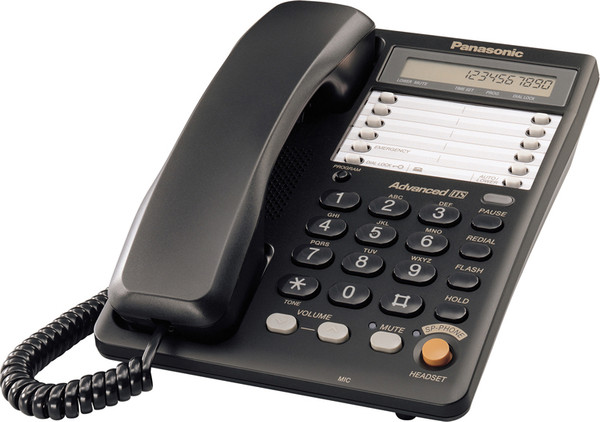 Изображение товара Проводной телефон Panasonic KX-TS2365 (черный)