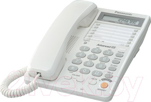 Изображение товара Проводной телефон Panasonic KX-TS2365 (белый)
