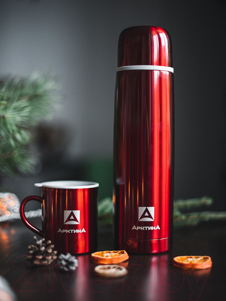 Изображение товара Термос для напитков Арктика 102-1000 (красный)