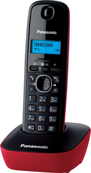 Изображение товара Беспроводной телефон Panasonic KX-TG1611 (красный)