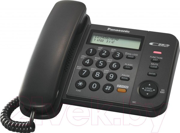 Изображение товара Проводной телефон Panasonic KX-TS2358 (черный)