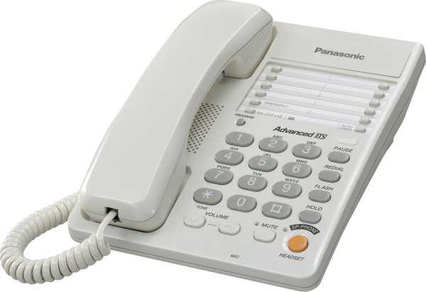Изображение товара Проводной телефон Panasonic KX-TS2363  (белый)