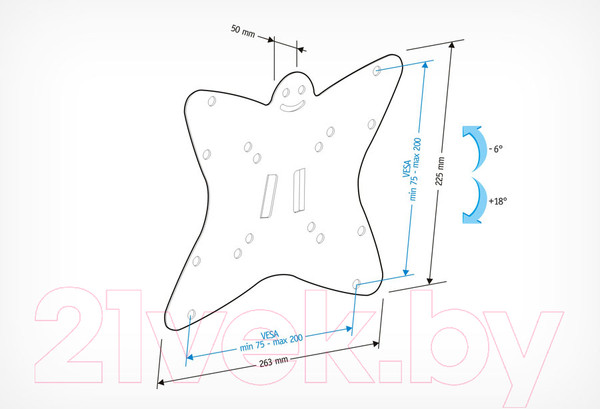Изображение товара Кронштейн для телевизора Holder LCDS-5051