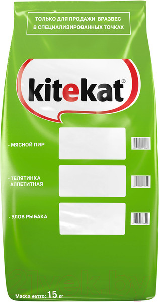 Изображение товара Сухой корм для кошек Kitekat Мясной пир (15кг)