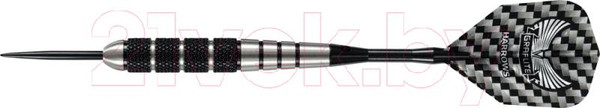 Изображение товара Набор дротиков для дартса Harrows Black Jack 3x24gK / 9183