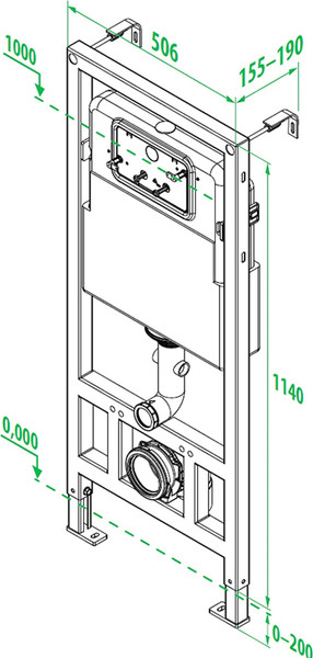 Изображение товара Инсталляция для унитаза IDDIS Neofix NEO0000I32
