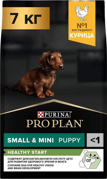 Изображение товара Сухой корм для собак Pro Plan Puppy Small & Mini с курицей и рисом (7кг)