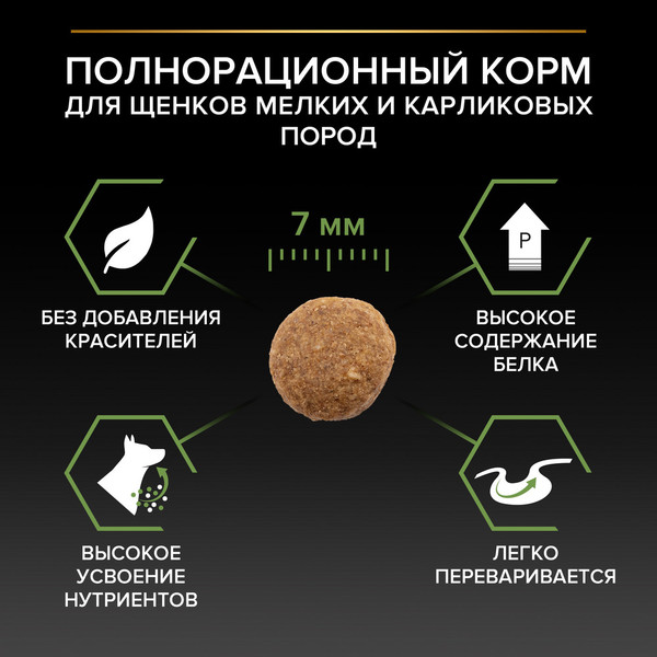 Изображение товара Сухой корм для собак Pro Plan Puppy Small & Mini с курицей и рисом (7кг)