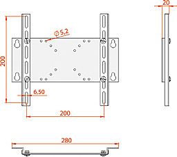 Изображение товара Кронштейн для телевизора Electric Light КБ-01-28