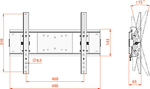Изображение товара Кронштейн для телевизора Electric Light КБ-01-51