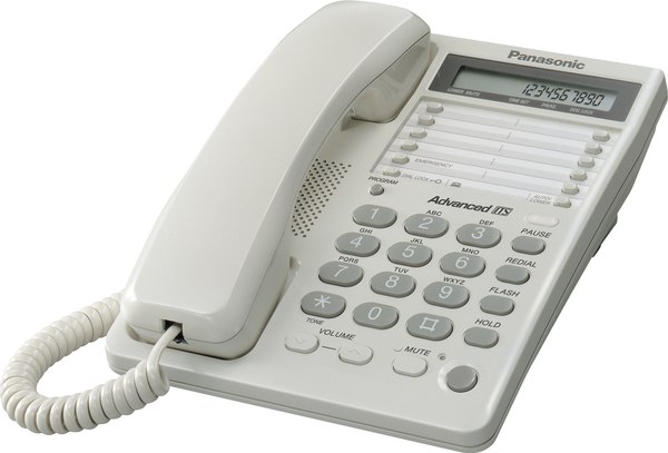 Изображение товара Проводной телефон Panasonic KX-TS2362  (белый)