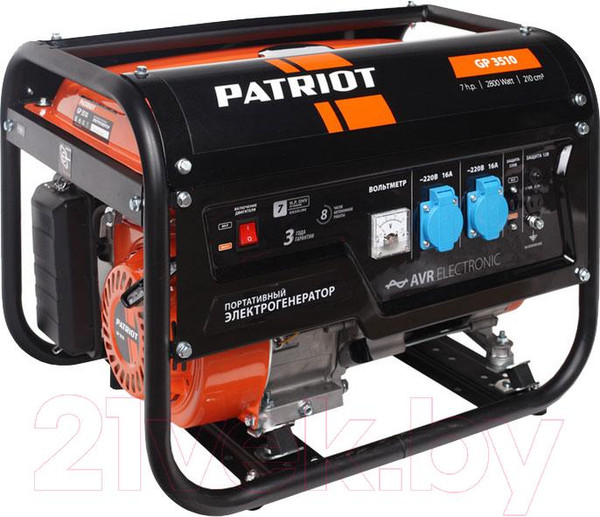 Изображение товара Бензиновый генератор PATRIOT GP 3510