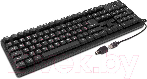 Изображение товара Клавиатура Sven Standard 301 USB + PS/2 (черный)